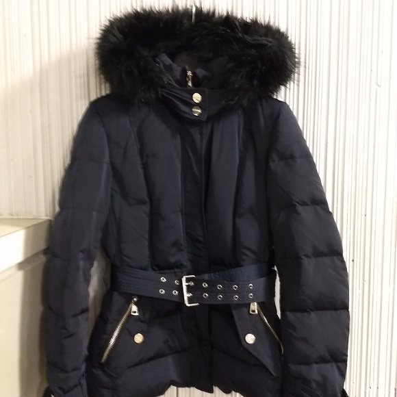 zara woman down jacket black